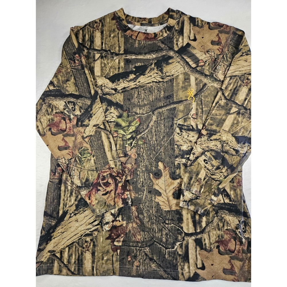 Browning Mens Mossy Oak Break-Up Infinity Camo Long Sleeve T-Shirt L 3011202003